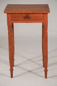 American Country Federal One Drawer Side Table