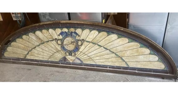 Antique Stained Glass Window From Yesterday's Restaurant & Bar Five Points Columbia, SC