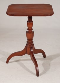 Handsome American Federal Candle Stand or Side Table