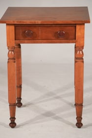 American Country Federal One Drawer Side Table