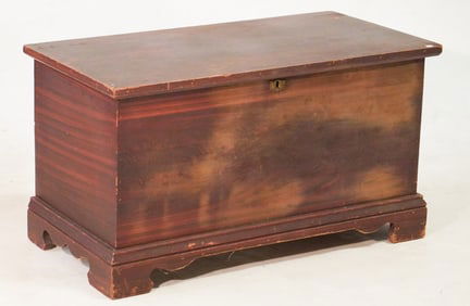 American Federal Paint Decorated Blanket Chest