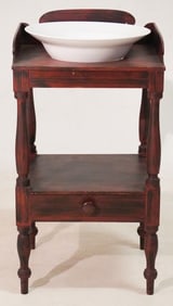 Fine Country Federal Paint Decorated Wash Stand