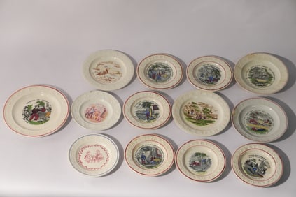 Collection Antique English Pearlware