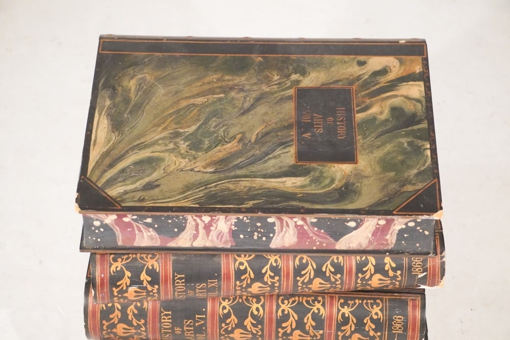 Very Charming Club Style Book Stack Side Table - 3