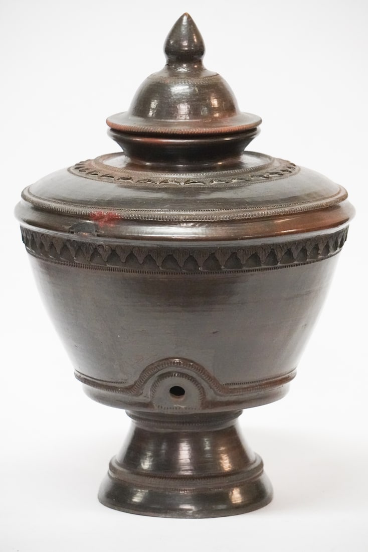 Charming Pair Oriental Pagoda Style Wall Lights: 20th century. Having brilliant form with roof style top over handsomely crafted frame with light at interior. H28" W14" D7" Sold from the collection of the late Rick Anderson of Sailsbury, North