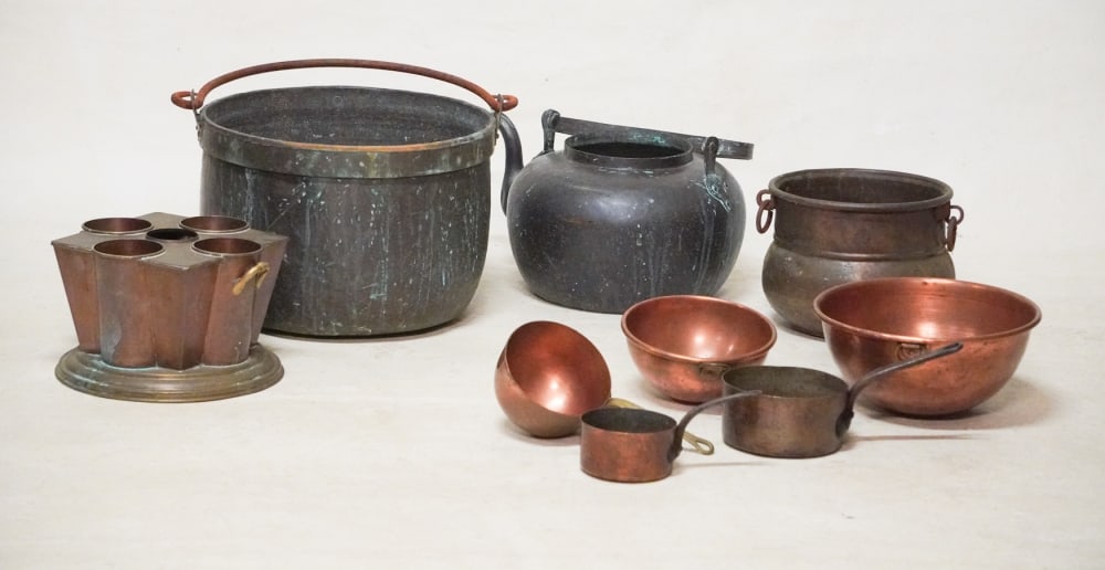 Collection Antique Copper Cookwares (1 of 1)