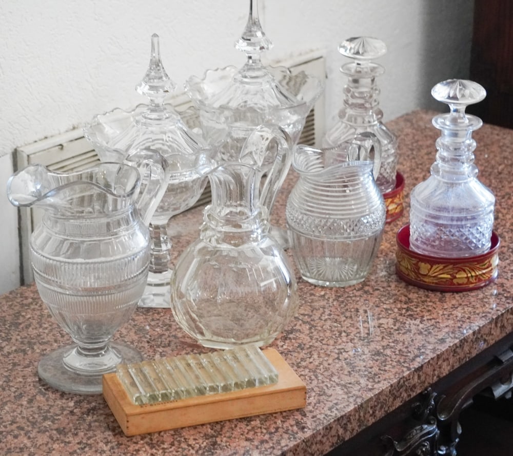 Collection Antique English Cut Crystal Table Wares (1 of 4)