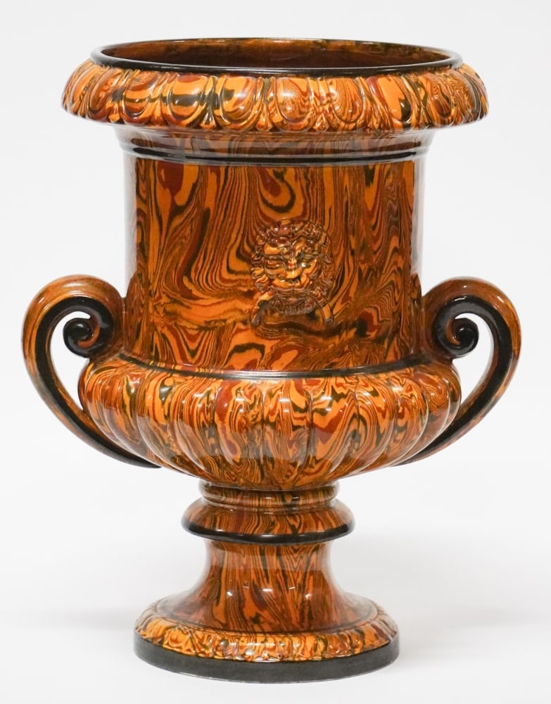 Two Antique Led Stain Glass Windows: Circa 1900. Very nice colors throughout the windows and in generally well kept condition. H35 1/2" W31 1/2" Sold from the collection of David Varnell and Paul Iwao of South Carolina and New Jersey.