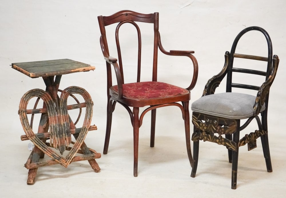 Collection Charming Antique Bentwood Arts & Crafts Furniture (1 of 2)