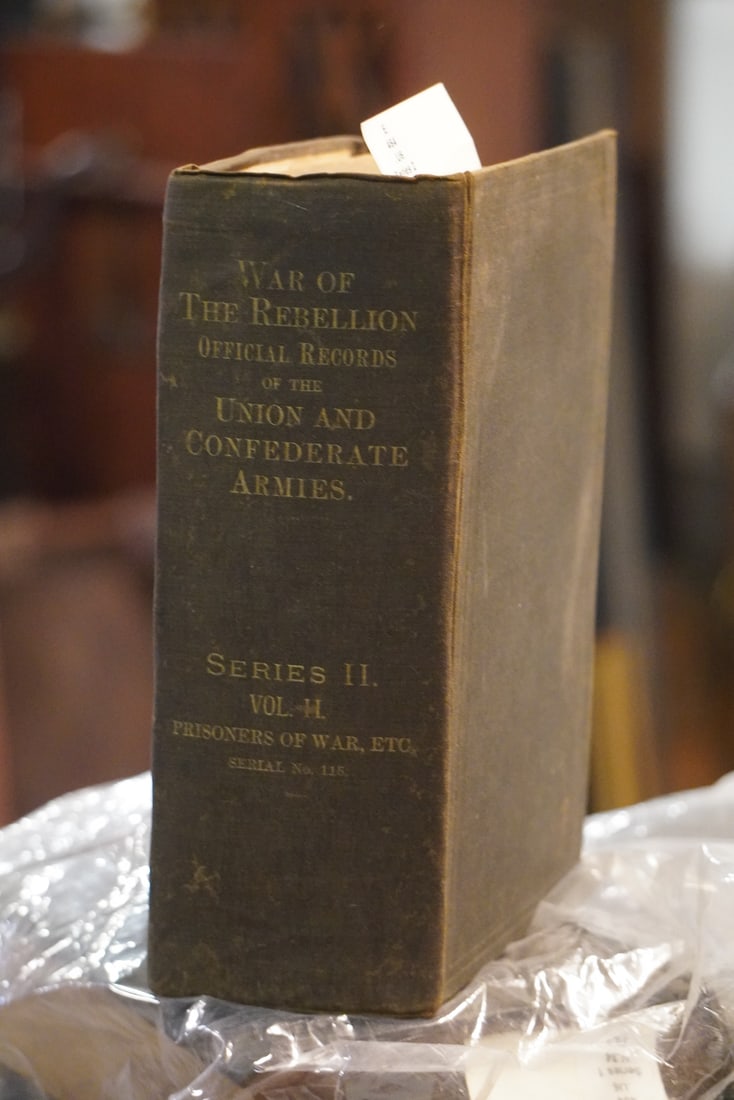 Uncommon 96 Volume Set "The War of The Rebellion": Very nicely kept condition throughout. Pages are in good shape and ready to be used. Sold from the collection of Limestone College, Gaffney, South Carolina