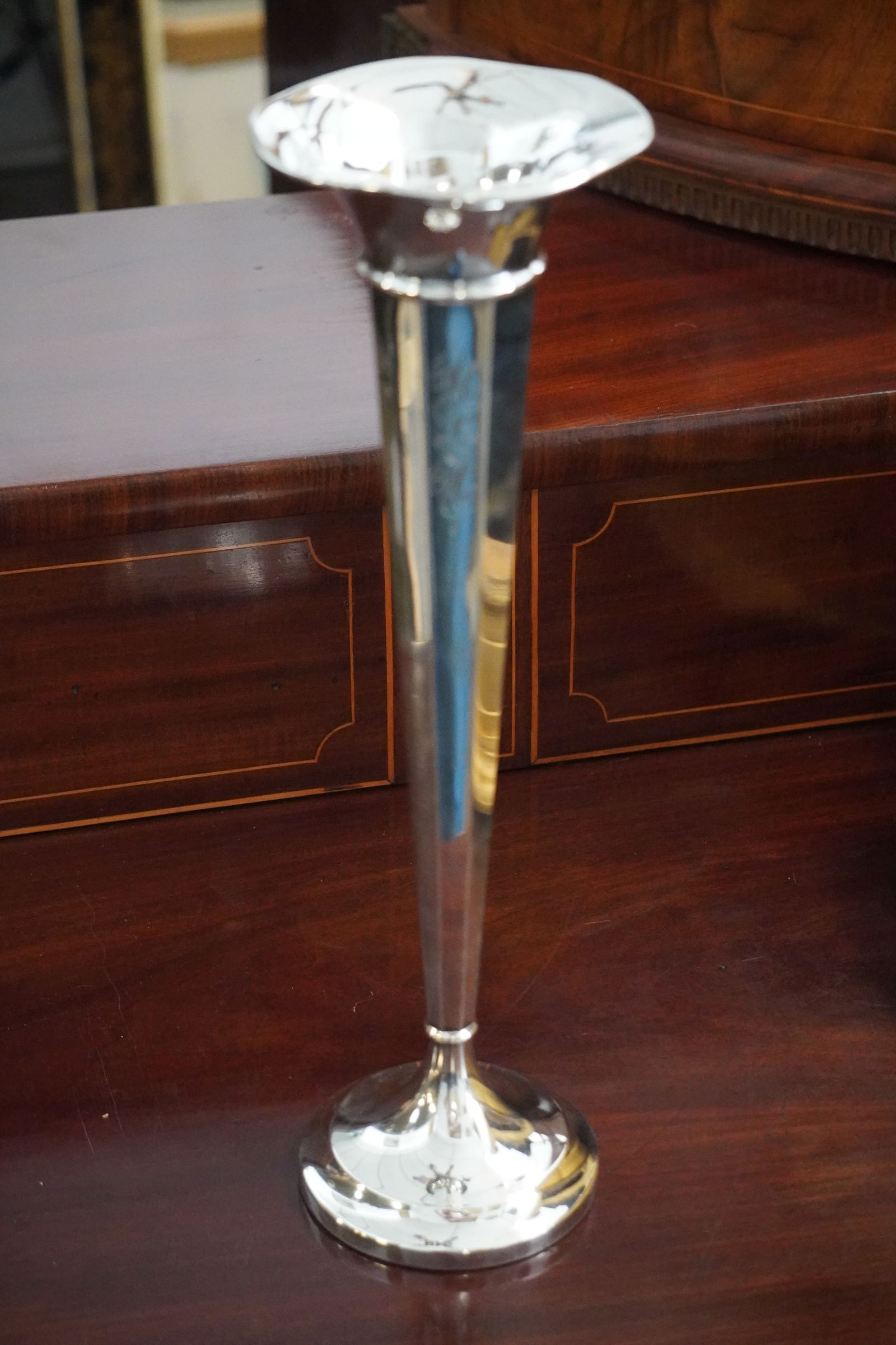 Fine Sterling Silver Deco Vase (1 of 3)