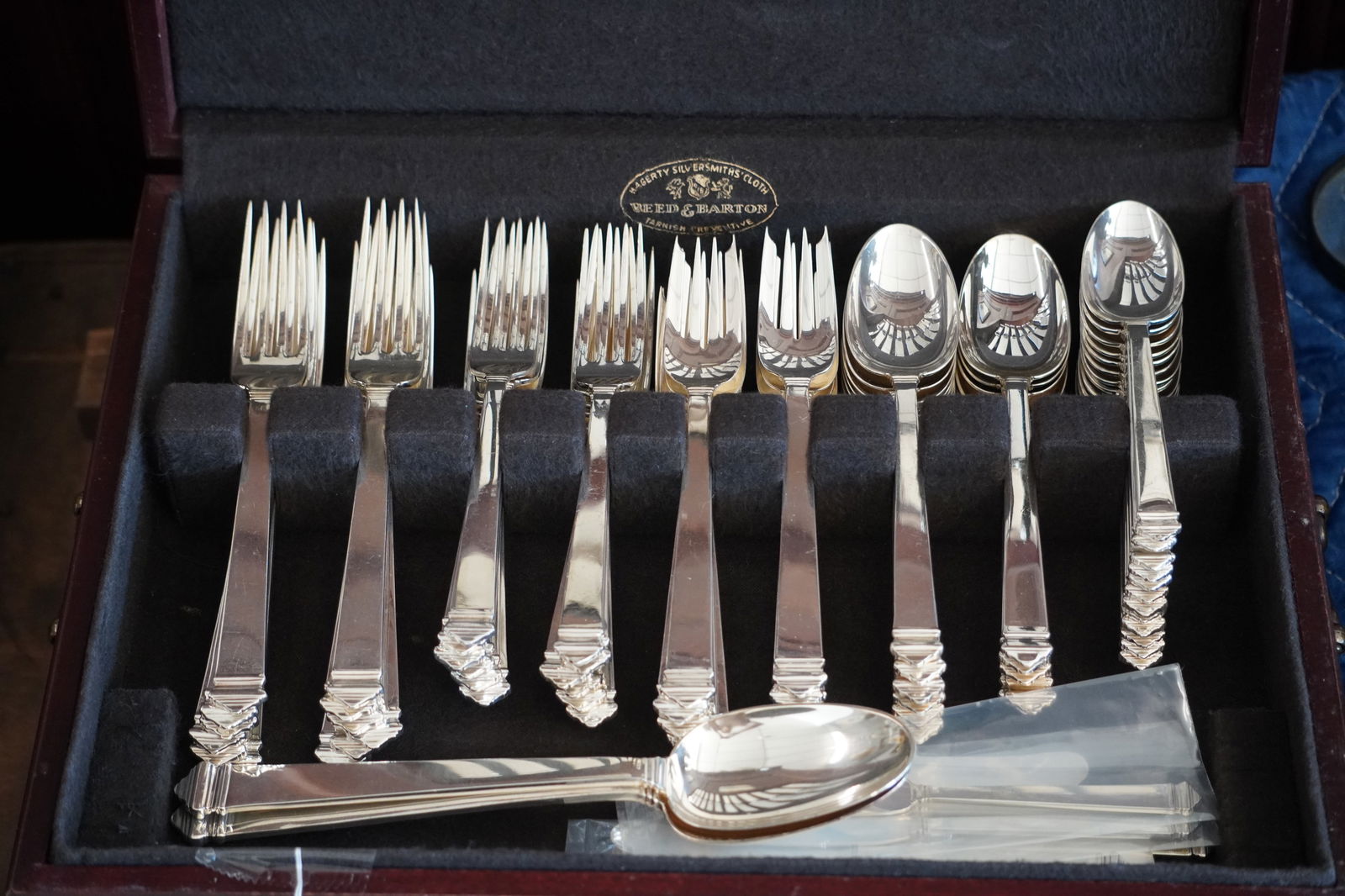 Exceptional Tiffany and Company Hampton Pattern Flatware Service (1 of 3)