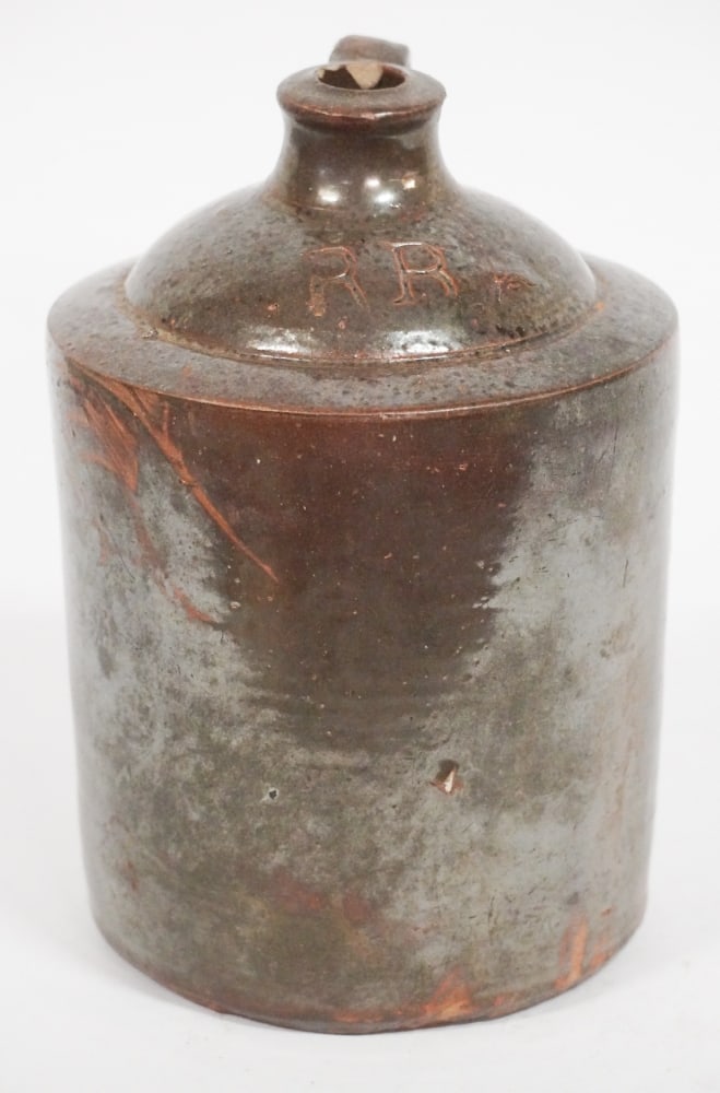 Signed Upcountry SC Stoneware Stacker Jug (1 of 4)