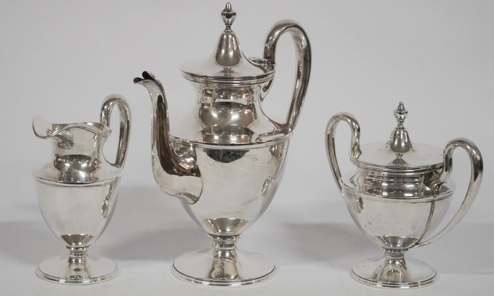 Excellent Steiff Sterling Silver Tea/Coffee Set (1 of 3)