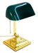 Emerlite desk lamp with original signed shade