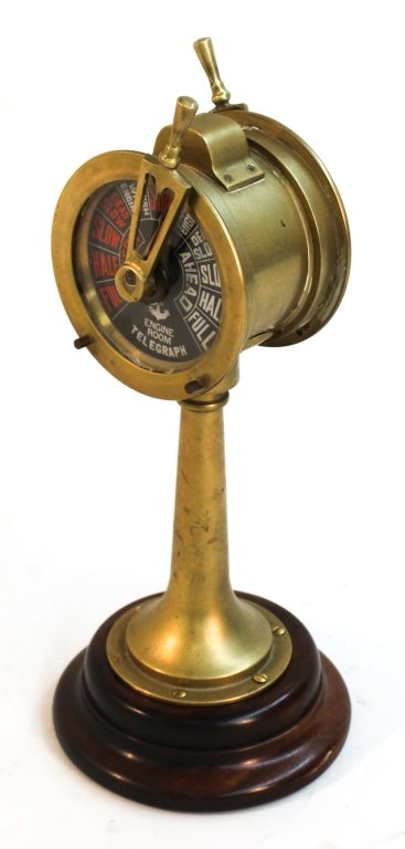 Bronze ships telegraph: circa 1900. H17"