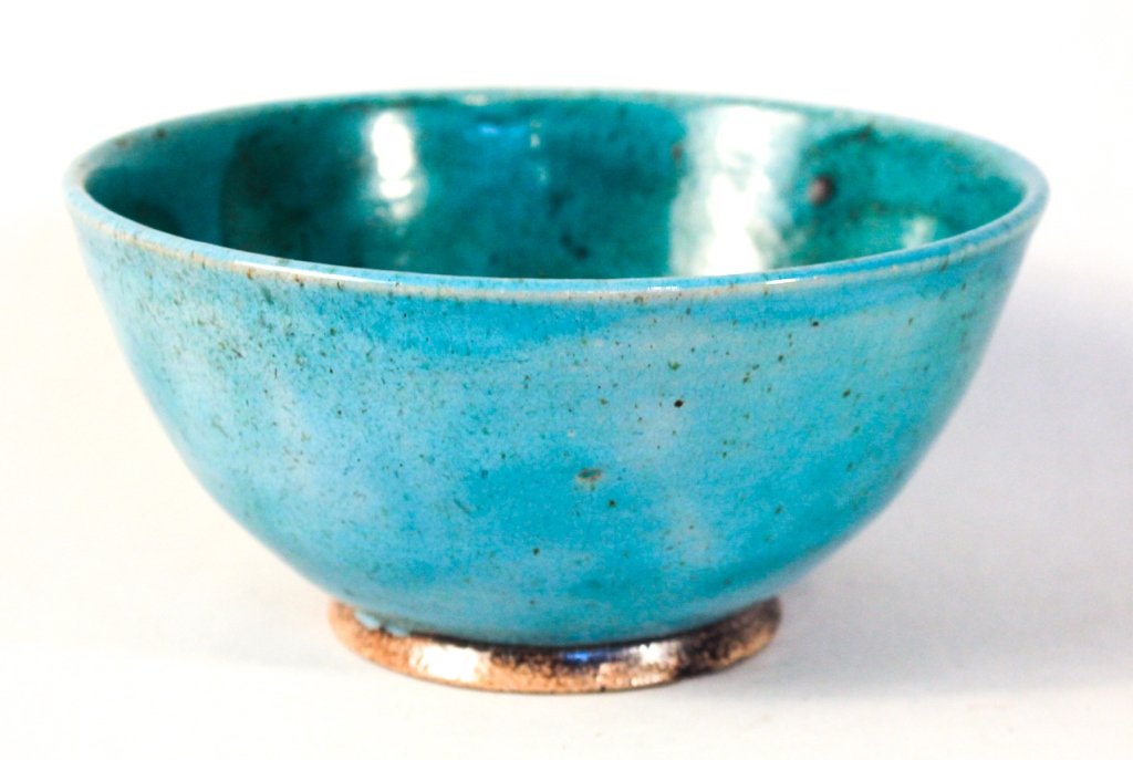 Ben Owen Pottery Bowl, Seagrove, North Carolina: signed and dated 1987 on base. H3 ½” Dia. 7”