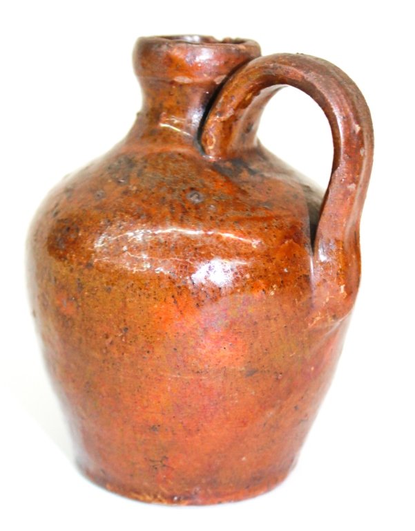 Small Southern Stoneware or Earthenware Jug (1 of 6)