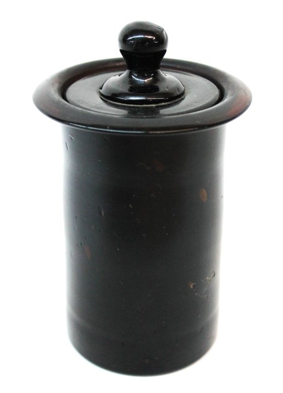 Fine Early American Blown Glass Canister (1 of 5)