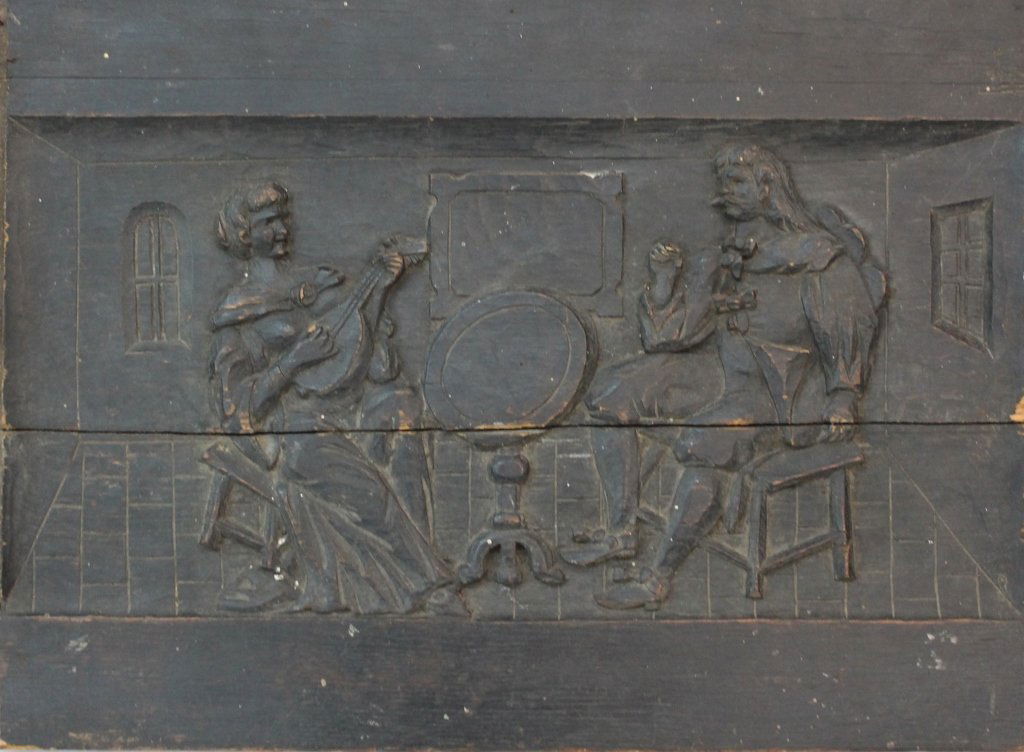 British or Dutch Colonial Architectural Panel (1 of 1)