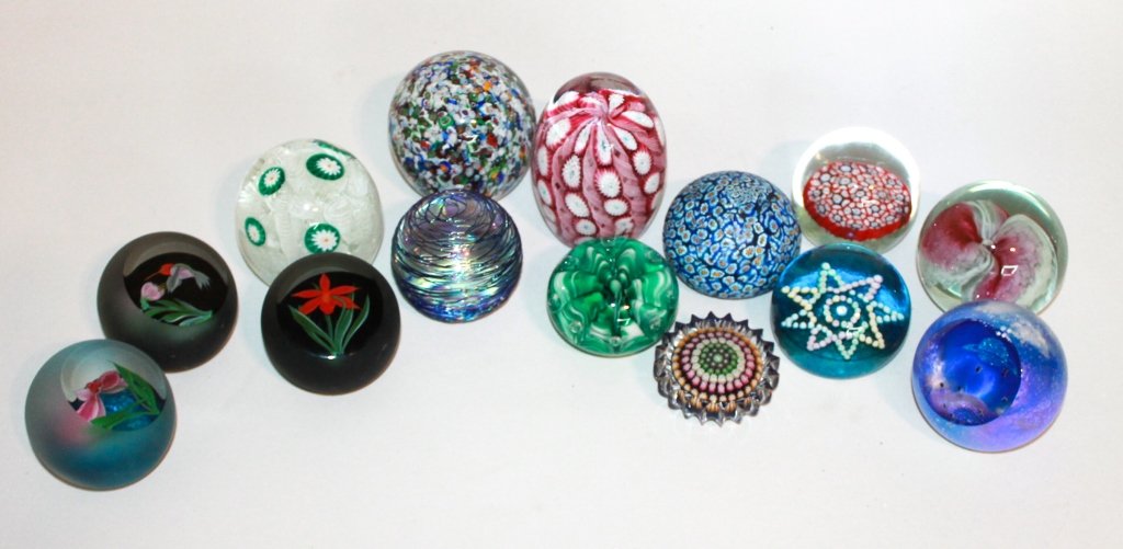 Collection Vintage Glass Paperweights (1 of 6)
