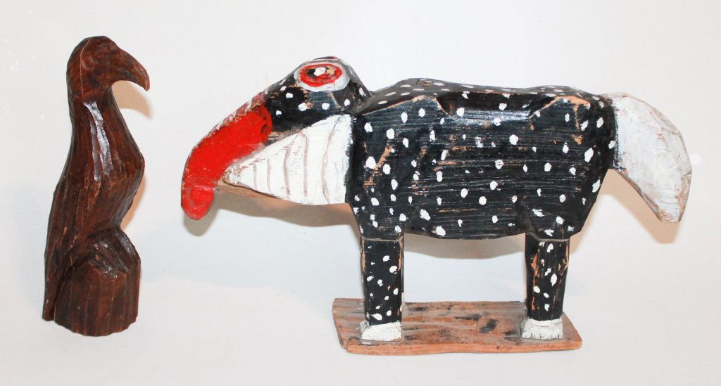 Two Southern Folk Art Carvings (1 of 3)