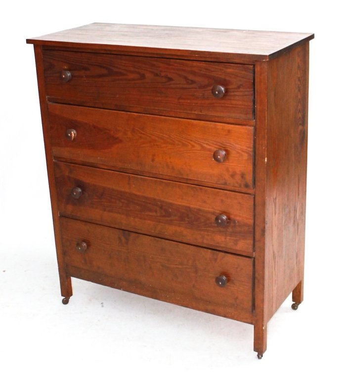 Southern Benchmade Yellow Pine Chest of Drawers (1 of 3)