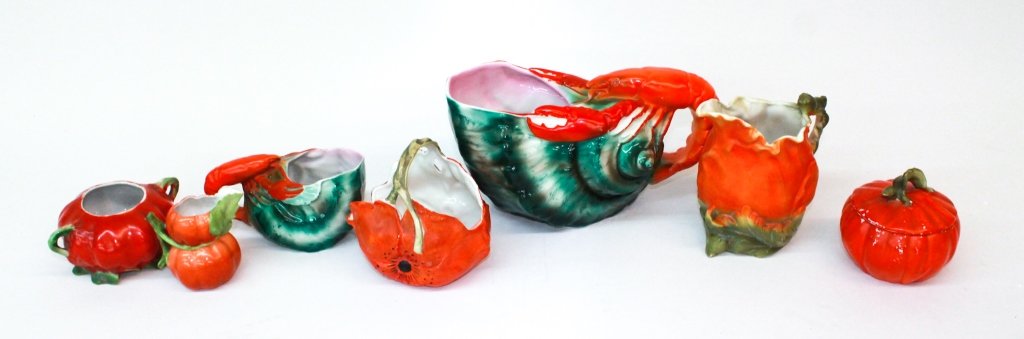 Collection Bavarian Porcelain Figural Vessels (1 of 1)