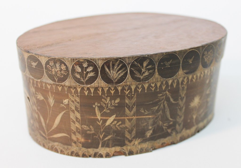 Sailor-Made Engraved Baleen or Horn Box (1 of 5)