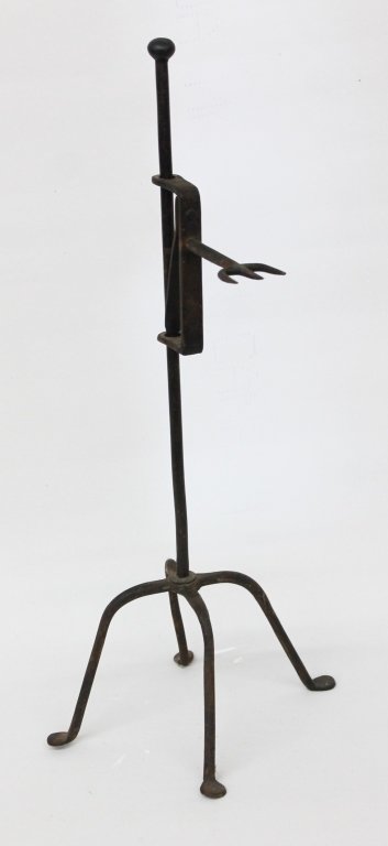 Early American Wrought Iron Hearth Roaster (1 of 3)