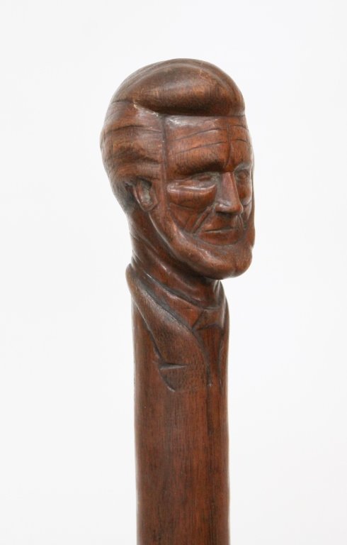 Antique Folk Art Carved Cane (1 of 2)