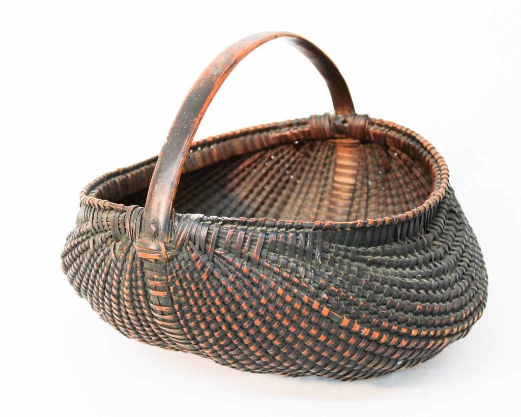 Fine Antique Painted Basket (1 of 5)