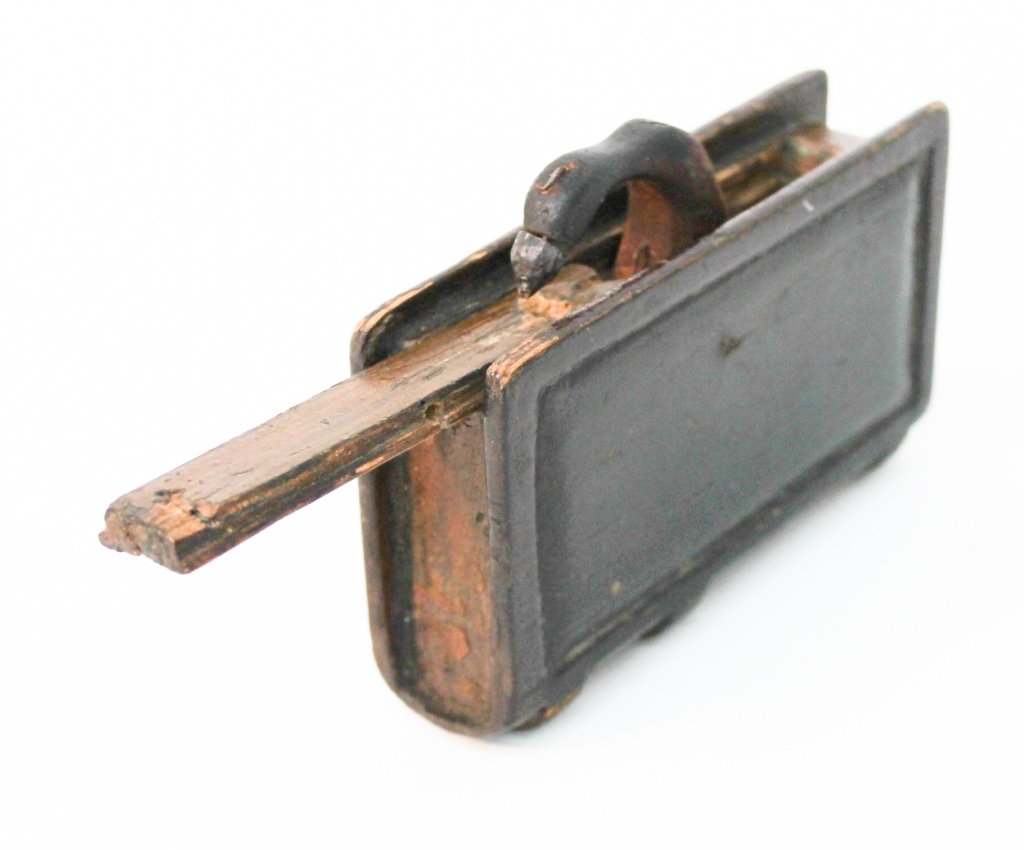 Folk Art Trick Box, Snake in Book (1 of 2)