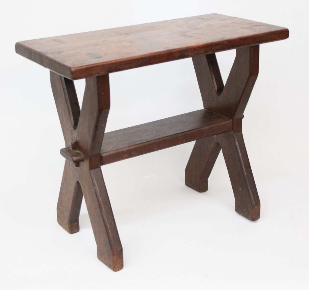Walnut Joint Stool (1 of 3)