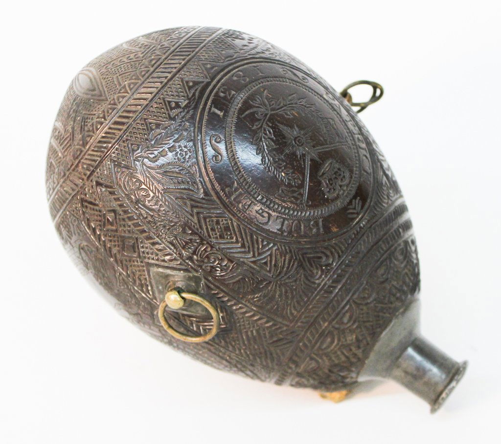 Carved Coconut Flask (1 of 6)