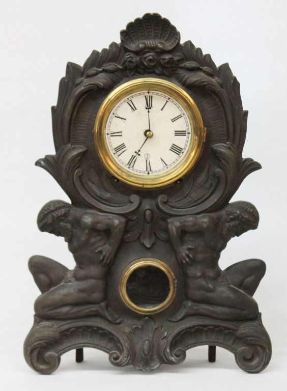 Iron Front Mantle Clock (1 of 1)