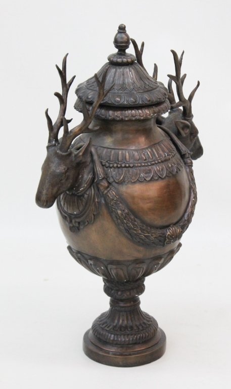 Large Cast Bronze Urn (1 of 1)