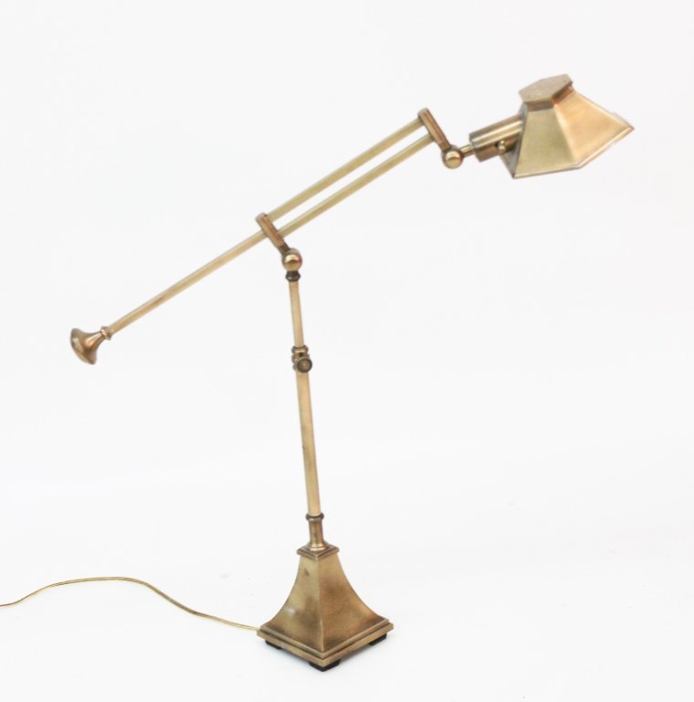 Deco Style Brass Bridge Lamp (1 of 1)