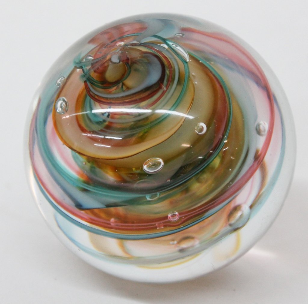 Vintage Handmade Glass Submarine Marble (1 of 2)