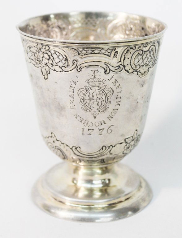 Early Continental or American Coin Silver Cup (1 of 3)