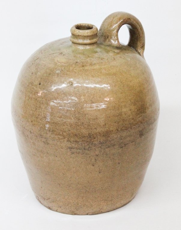 Southern Stoneware Jug, Edgefield, SC (1 of 2)