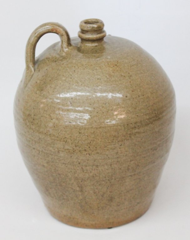 Southern Stoneware Jug, Edgefield, SC (1 of 4)