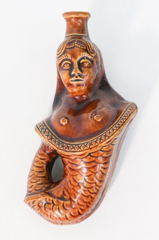 Antique Rockingham Pottery Flask (1 of 1)