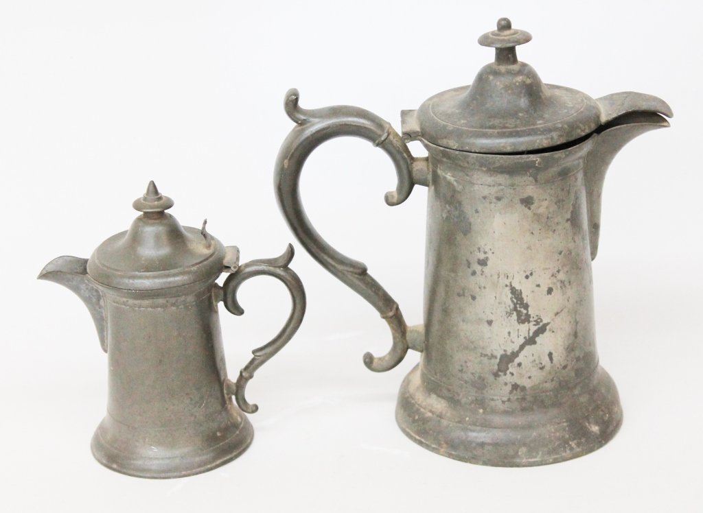 Two Cincinnati, Ohio Pewter Flagons (1 of 6)