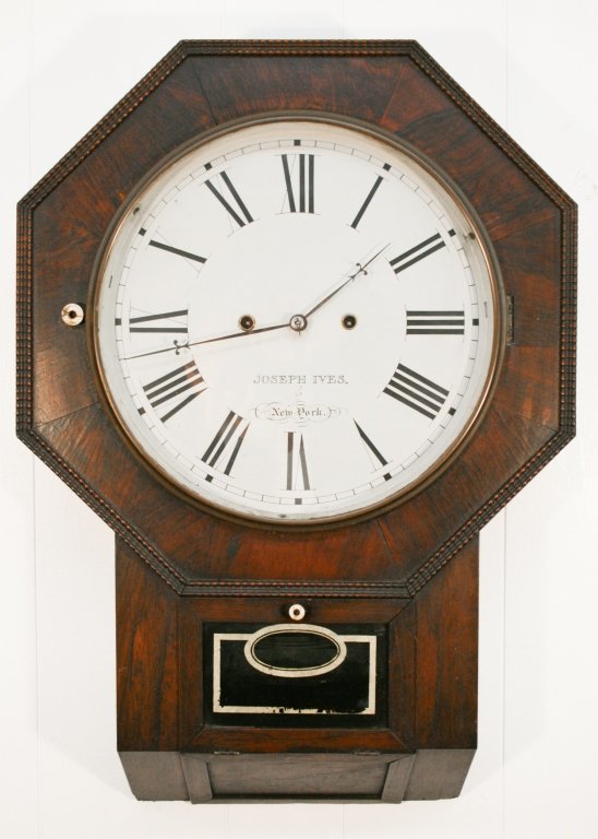 Rare Atkins-Ives Wagon Spring Wall Clock (1 of 7)