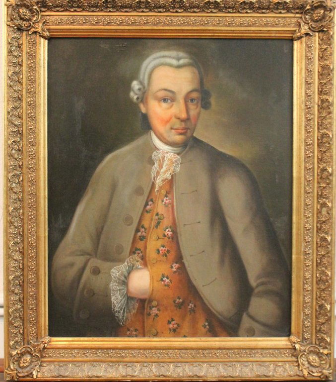 British School: early 20th century. oil on board. framed in 19th century frame. H36 1/2" W31 1/2"