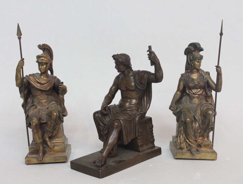 Three Continental School Bronze Figures (1 of 5)