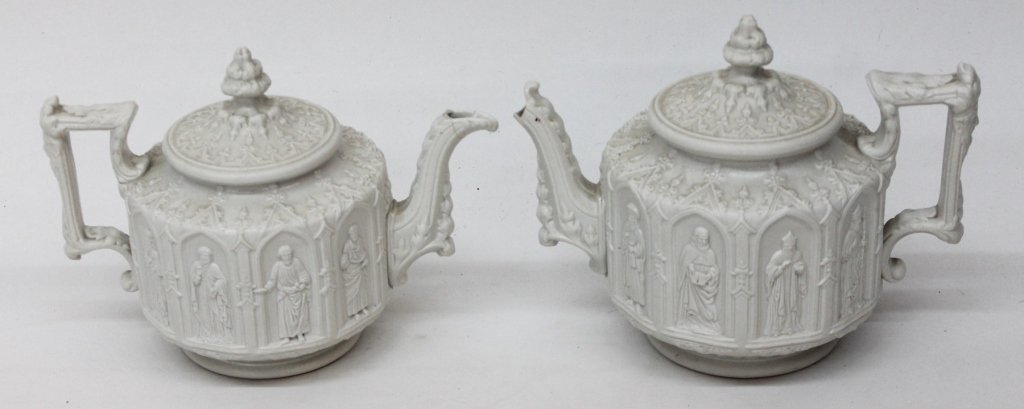 Two  British Creamware Teapots (1 of 1)