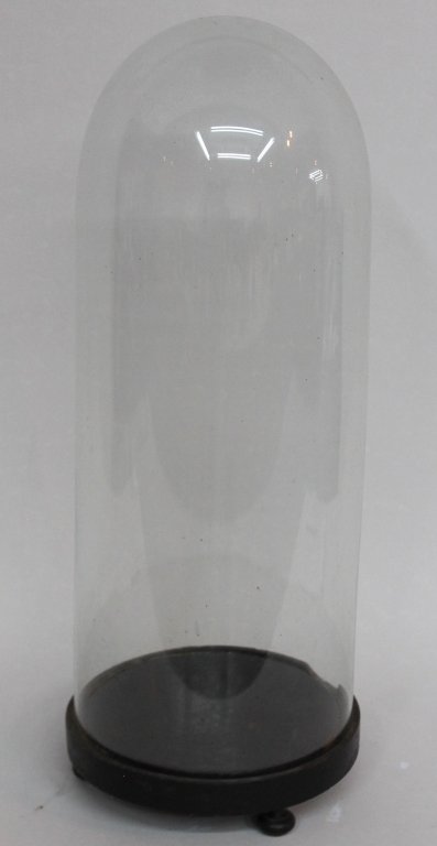 Antique Blown Glass Specimen or Clock Dome (1 of 1)