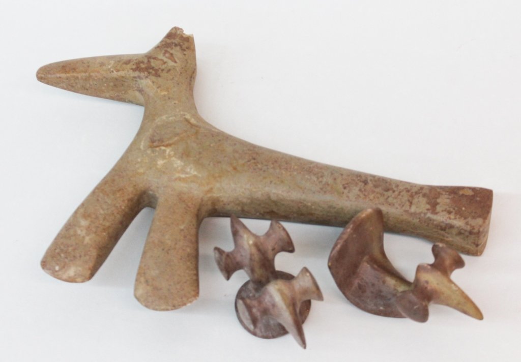 Three Native American Stone Relics (1 of 1)